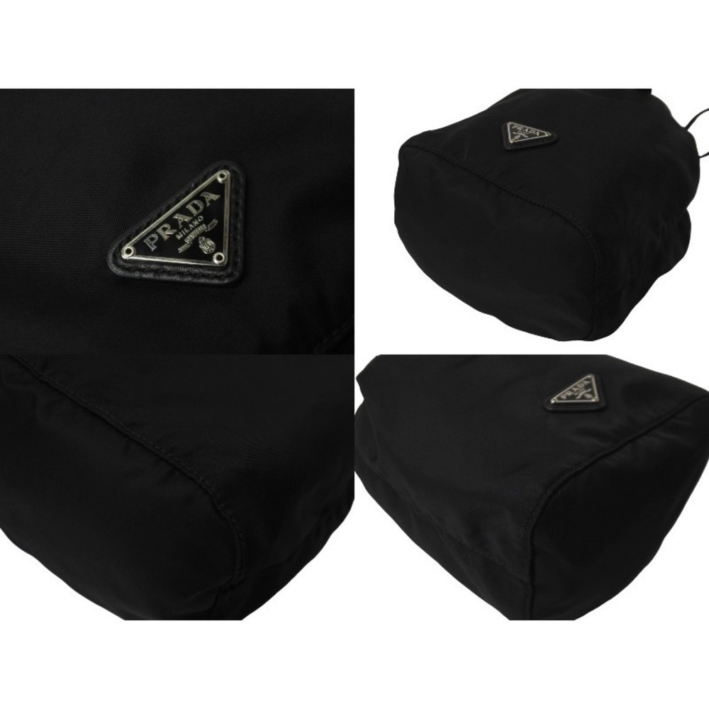 Prada Black Drawstring Pouch Nylon - image 7